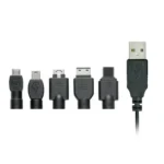 Trust USB Charge Tip Pack USB cable Black