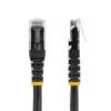 StarTech.com 5ft CAT6 Ethernet Cable – Black CAT 6 Gigabit Ethernet Wire -650MHz 100W PoE RJ45 UTP Molded Network/Patch Cord w/Strain Relief/Fluke Tested/Wiring is UL Certified/TIA