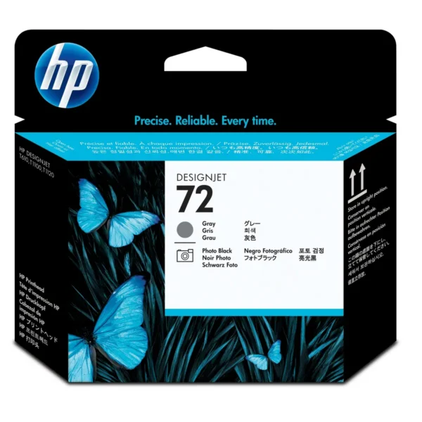 HP 72 Gray and Photo Black DesignJet Printhead