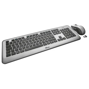 Trust Silhouette keyboard Mouse included USB Grey