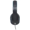 Manhattan USB-A Gaming Headset with LEDs. Retractable Built-in Microphone, Audio Control, Integrated 1.8m cable, Black and Blue, Three Year Warranty