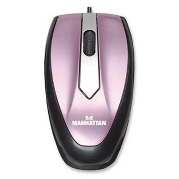 Manhattan MO1 mouse Ambidextrous USB Type-A Optical 1000 DPI