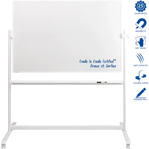 Legamaster PROFESSIONAL revolving whiteboard 100x150cm