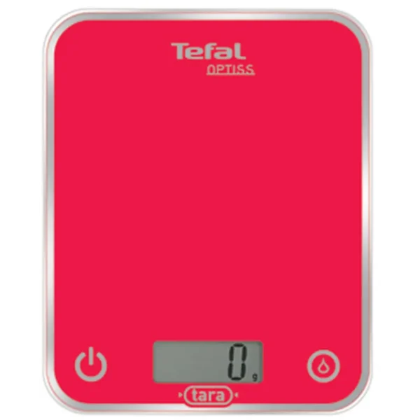 Tefal Optiss Red Electronic kitchen scale