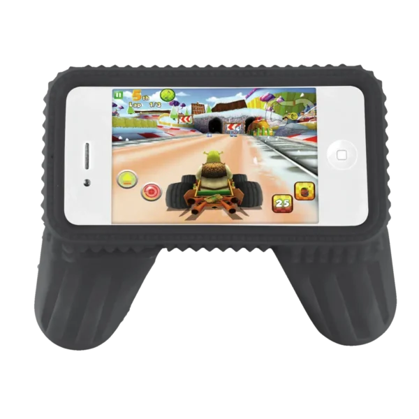 Trust Rubber gamepad for iPhone 4/4S mobile phone case Black