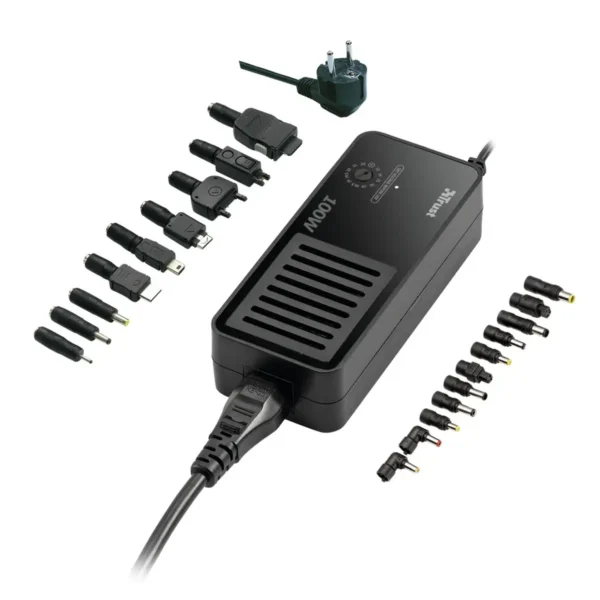 Trust 100W Compact Multi Function Notebook Power Adapter PW-2100 power adapter/inverter Black