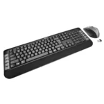 Trust Tecla Wireless Multimedia & Mouse keyboard Mouse included RF Wireless Black