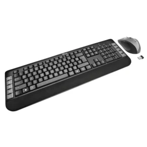 Trust Tecla Wireless Multimedia & Mouse keyboard Mouse included RF Wireless Black