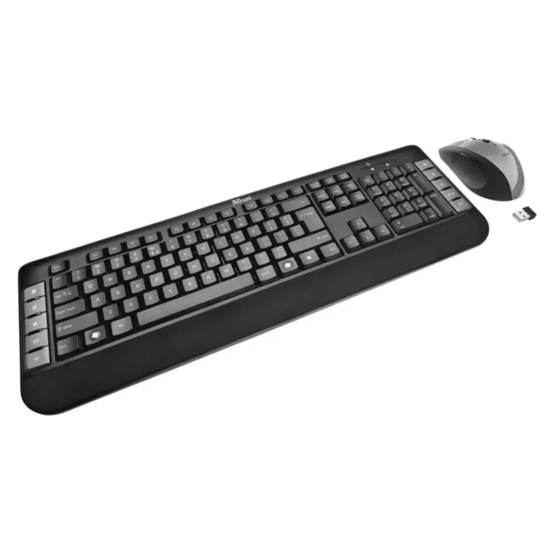 Trust Tecla Wireless Multimedia & Mouse keyboard Mouse included RF Wireless Black