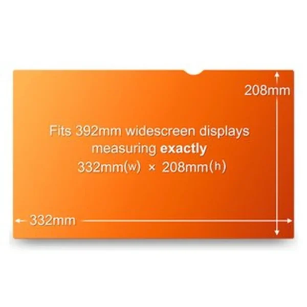 3M Black Privacy Filter for Notebooks PF15.4W
