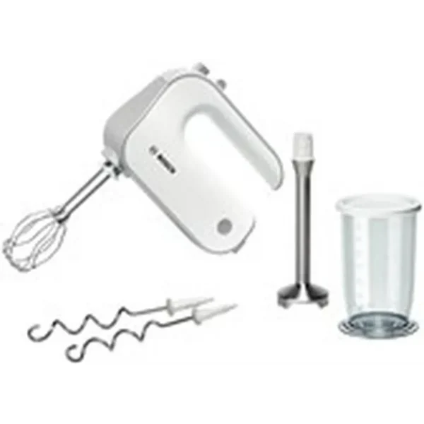 Bosch MFQ4070 mixer Hand mixer 500 W Silver, White