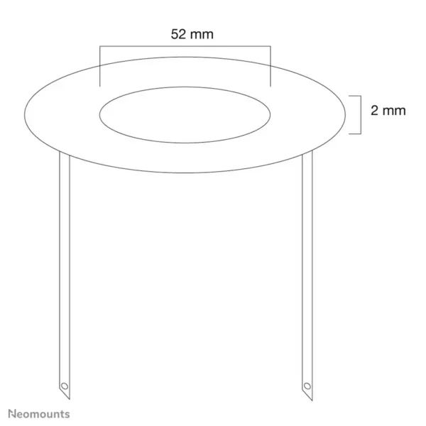 Neomounts FPMA-CRS5 Ceiling cover – diam. 52 mm