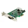 StarTech.com 1-port PCI Express RS232 Serial Adapter Card – PCIe RS232 Serial Host Controller Card – PCIe to Serial DB9 – 16550 UART – Low Profile Expansion Card – Windows & Linux