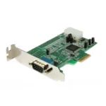 StarTech.com 1-port PCI Express RS232 Serial Adapter Card – PCIe RS232 Serial Host Controller Card – PCIe to Serial DB9 – 16550 UART – Low Profile Expansion Card – Windows & Linux