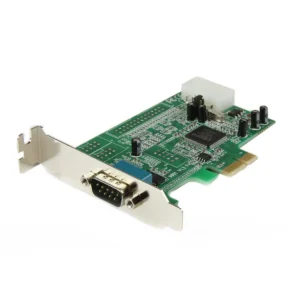 StarTech.com 1-port PCI Express RS232 Serial Adapter Card – PCIe RS232 Serial Host Controller Card – PCIe to Serial DB9 – 16550 UART – Low Profile Expansion Card – Windows & Linux