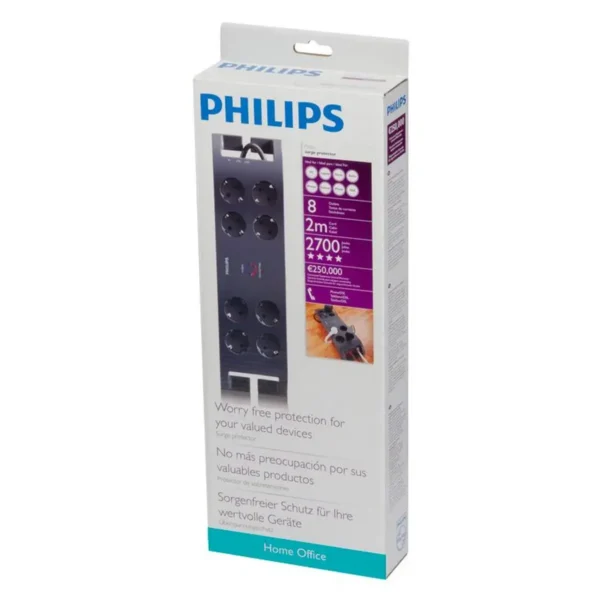 Philips Home Office Surge Protector SPN4081B/10