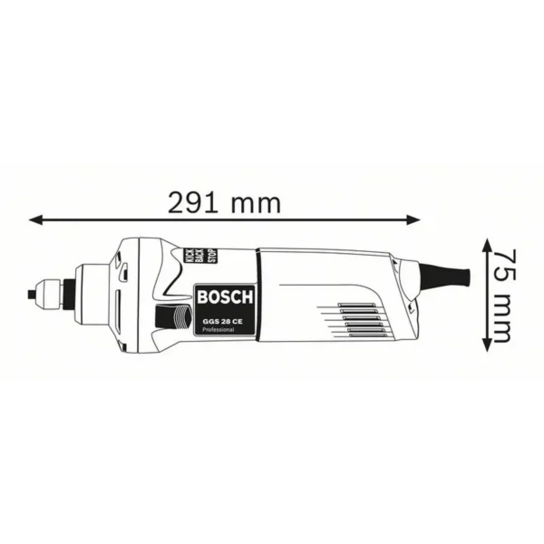 Bosch 0 601 220 100 die/straight grinder 10000 RPM 650 W