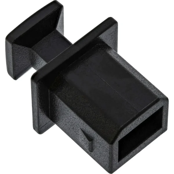 InLine Dust Cover for USB-B female, black, 50 pcs.