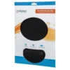 Manhattan Wrist Gel Support Pad and Mouse Mat, Black, 241 × 203 × 40 mm, non slip base, Lifetime Warranty, Card Retail Packaging
