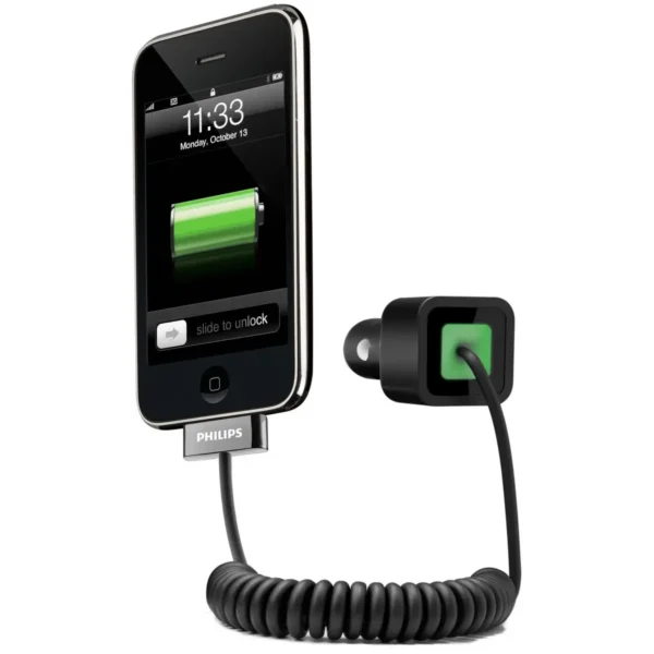 Philips DLM55557/10 mobile device charger Smartphone Black Cigar lighter Auto