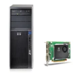 HP Z400 + NVIDIA Quadro FX 580 Intel® Xeon® 3000 Sequence W3540 6 GB DDR3-SDRAM Minitower Workstation