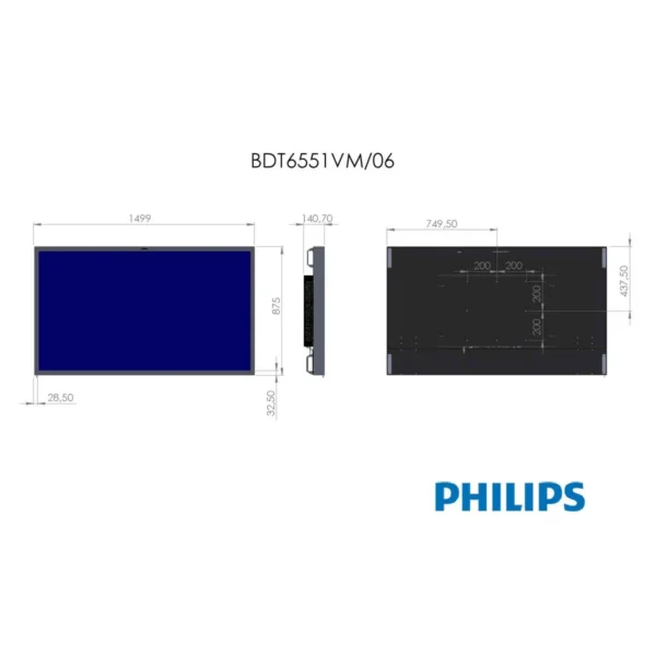 Philips LCD Touch monitor BDT6551VM/06