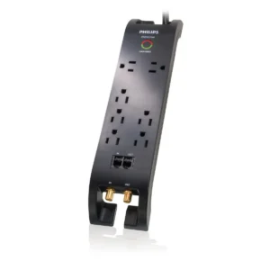 Philips SPP5075C/37 surge protector Black 7 AC outlet(s) 1.22 m
