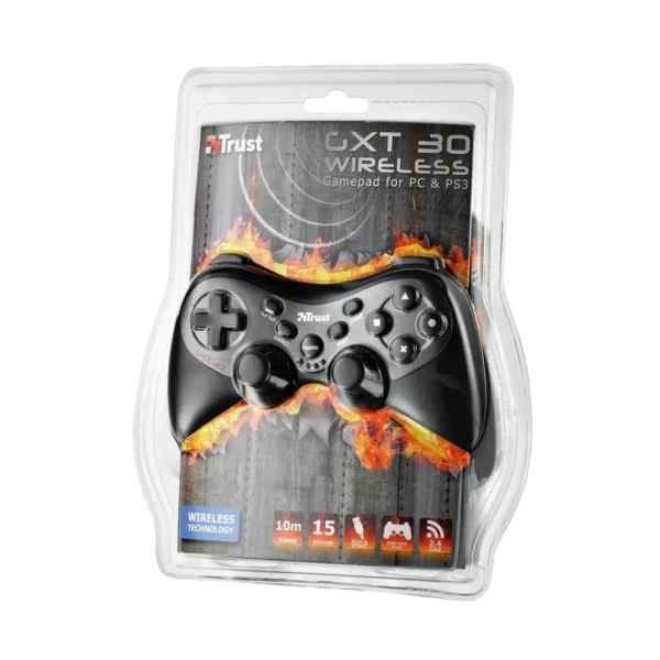 Trust GXT 30 Black USB 2.0 Joystick Analogue PC, Playstation 3