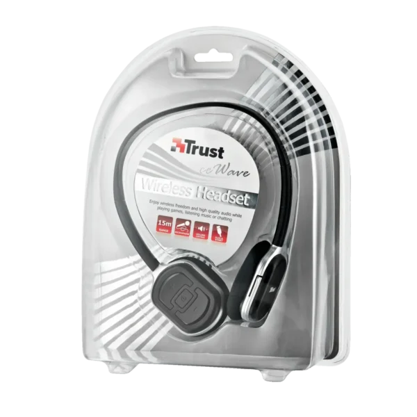 Trust FreeWave Headset Wireless Calls/Music Black
