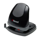 Rexel Easy Touch Low Force 2 Hole Punch Black/Grey