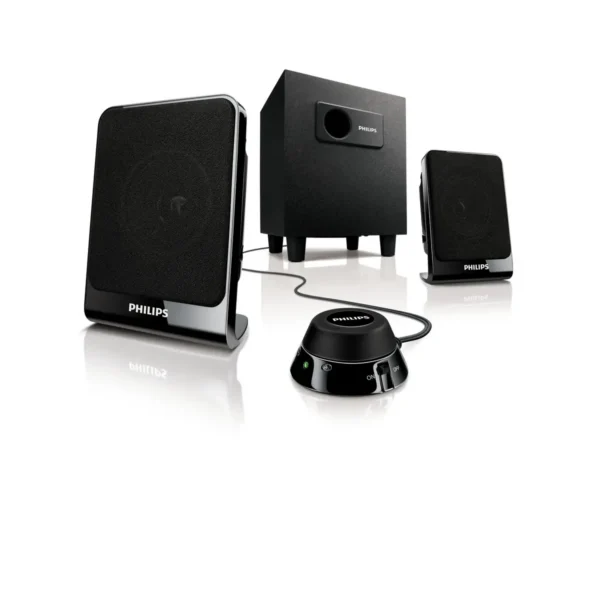 Philips SPA1312/27 speaker set 10 W Universal Black 2.1 channels 1-way 5 W