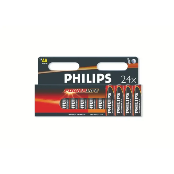 Philips PowerLife LR6PC24C AA Alkaline Battery
