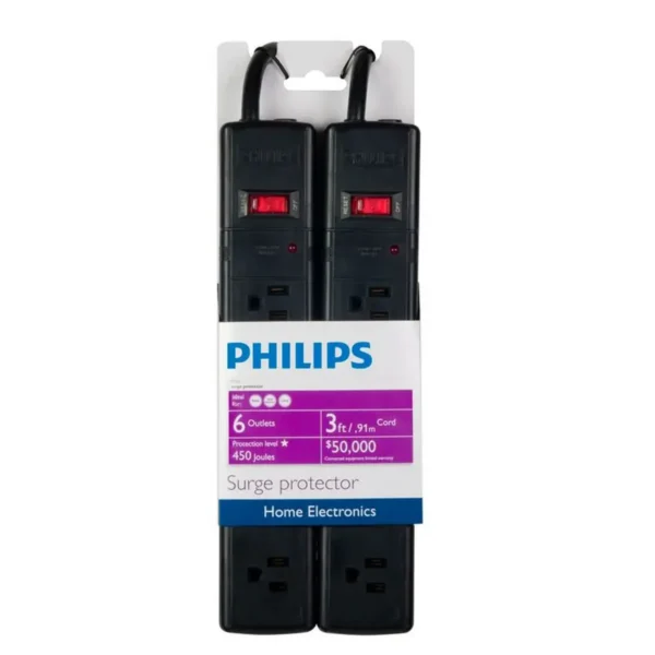 Philips Home Electronics Surge Protector SPP3160D/17