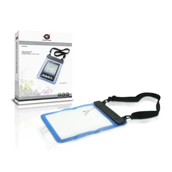 Conceptronic Waterproof Tablet Bag With Audio Passthrough