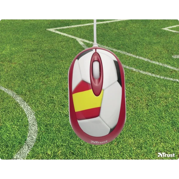 Trust Football w/ Mousepad mouse Office USB Type-A Optical