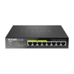 D-Link DGS-1008P network switch Unmanaged Gigabit Ethernet (10/100/1000) Power over Ethernet (PoE) Black