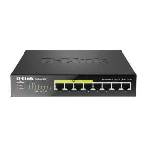 D-Link DGS-1008P network switch Unmanaged Gigabit Ethernet (10/100/1000) Power over Ethernet (PoE) Black