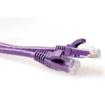 ACT Purple 5 meter U/UTP CAT6 patch cable snagless with RJ45 connectors