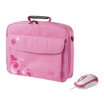Trust 15.4″ Notebook Bag & Mouse Bundle 39.1 cm (15.4″) Ladies case Pink