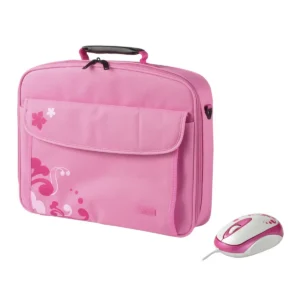 Trust 15.4″ Notebook Bag & Mouse Bundle 39.1 cm (15.4″) Ladies case Pink