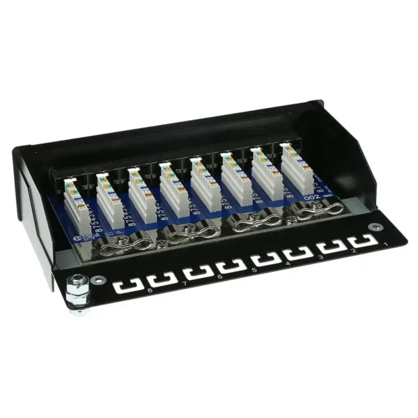 ACT Surface mounted box shielded 8 ports CAT5E