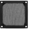InLine Fan grid aluminum filter, black, 80x80mm