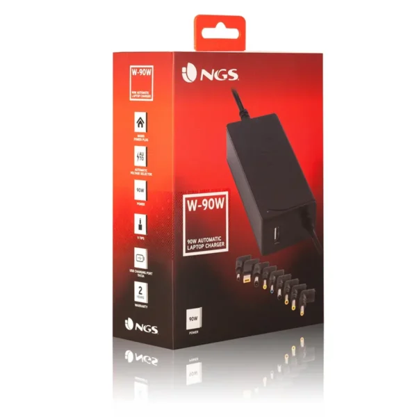 NGS W-90 power adapter/inverter Indoor 90 W Black