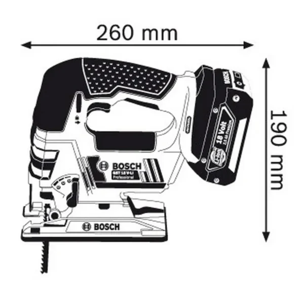 Bosch GST 18 V-LI Professional power jigsaw 2.4 kg