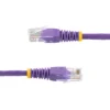 StarTech.com Cat5e Patch Cable with Molded RJ45 Connectors – 6 ft. – Purple