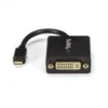 StarTech.com Mini DisplayPort to DVI Adapter – Mini DP to DVI-D Converter – 1080p Video – VESA Certified – mDP or Thunderbolt 1/2 Mac/PC to DVI Monitor – mDP 1.2 to DVI Single-Link Dongle