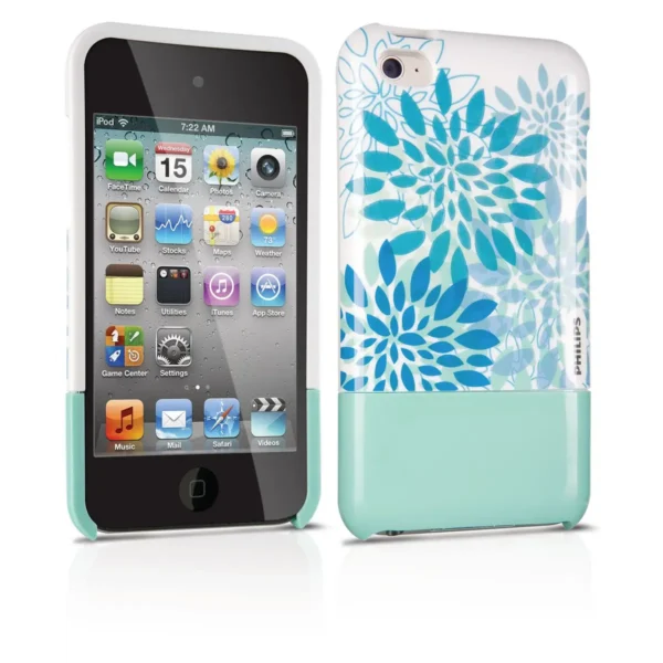 Philips DLA1274/17 MP3/MP4 player case Shell case Blue Polycarbonate