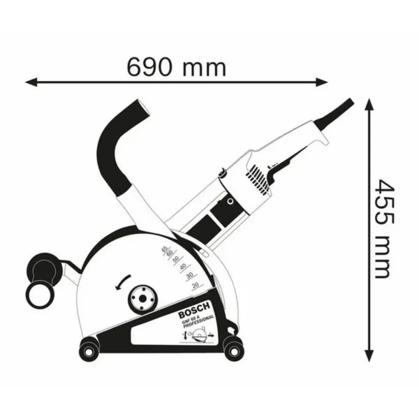 Bosch 0 601 368 703 wall chaser 23 cm 5000 RPM 2400 W