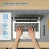Ewent EW3185 mouse pad Gaming mouse pad Light grey