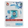 Trust 4 Port USB 2.0 Micro Hub – Blue